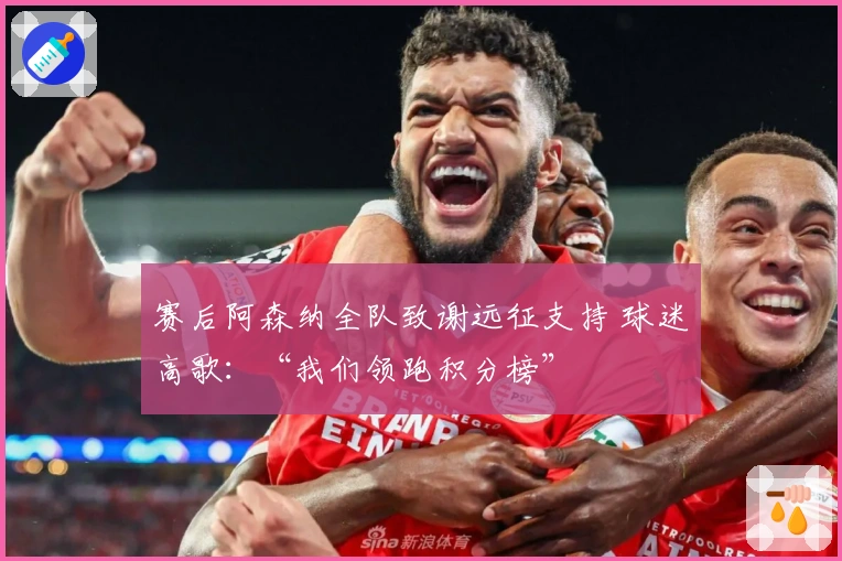赛后阿森纳全队致谢远征支持 球迷高歌：“我们领跑积分榜”